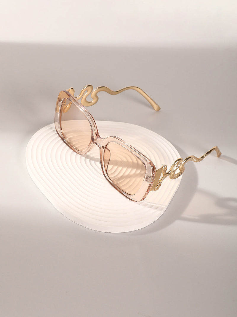 The Aureate Viper Butterfly Sunglasses - California Gold