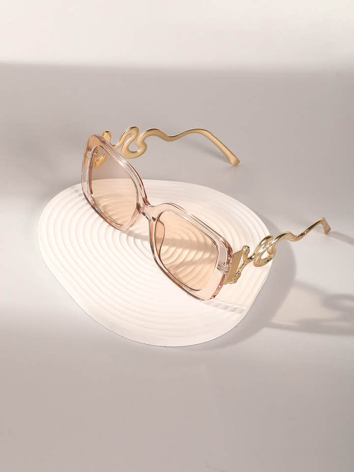 The Aureate Viper Butterfly Sunglasses - California Gold