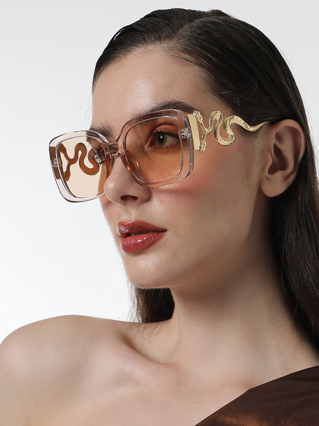 The Aureate Viper Butterfly Sunglasses - California Gold