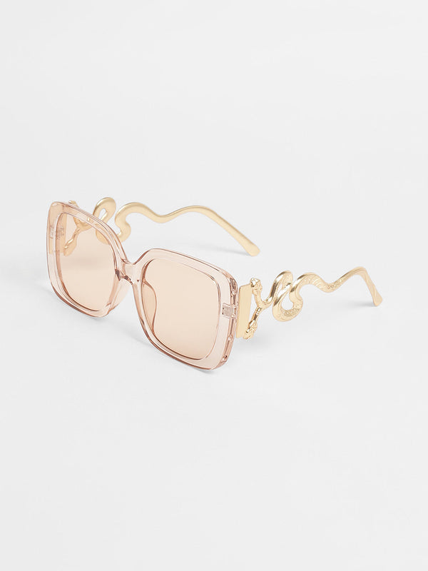 The Aureate Viper Butterfly Sunglasses - California Gold