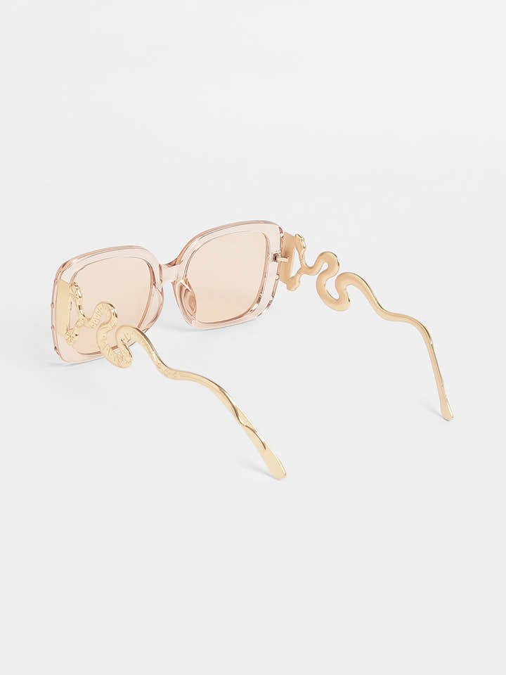 The Aureate Viper Butterfly Sunglasses - California Gold