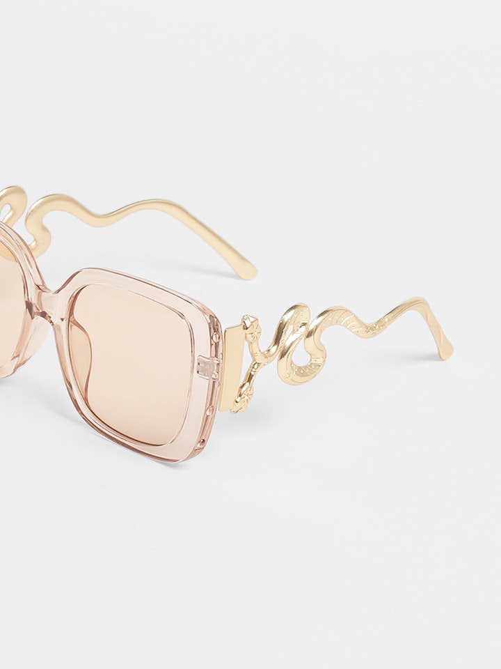 The Aureate Viper Butterfly Sunglasses - California Gold