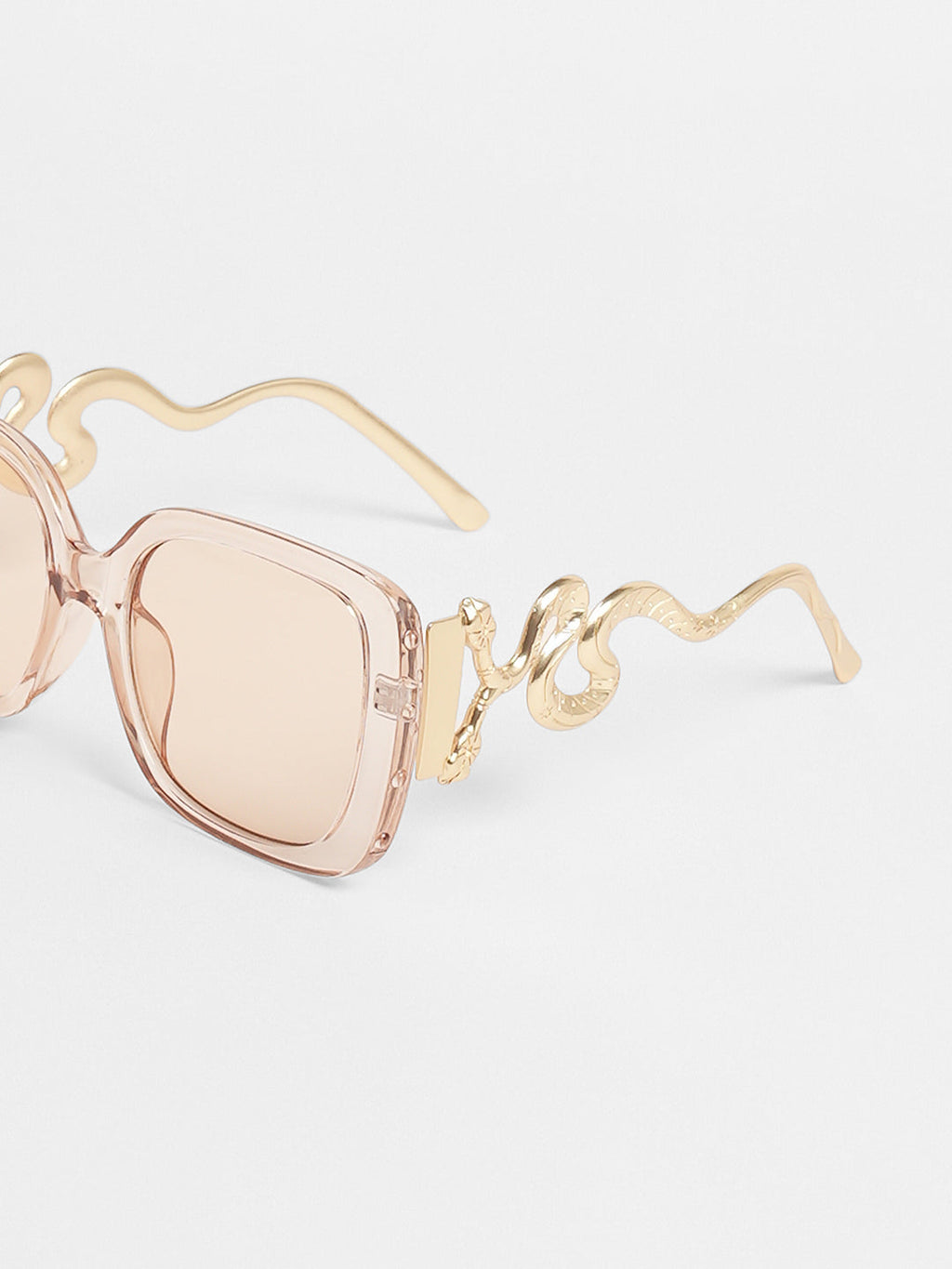 The Aureate Viper Butterfly Sunglasses - California Gold