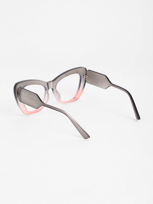 The City Cateye Sunglasses - Navy Blue