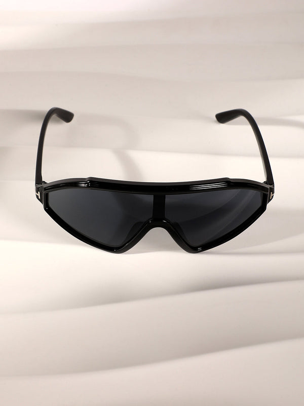 The Slope Shield Sunglasses - Onyx Black