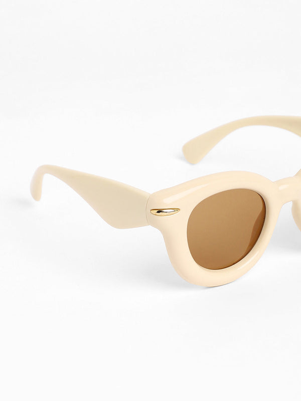 The Pillow Wayfarer Sunglasses - Saltbox Beige