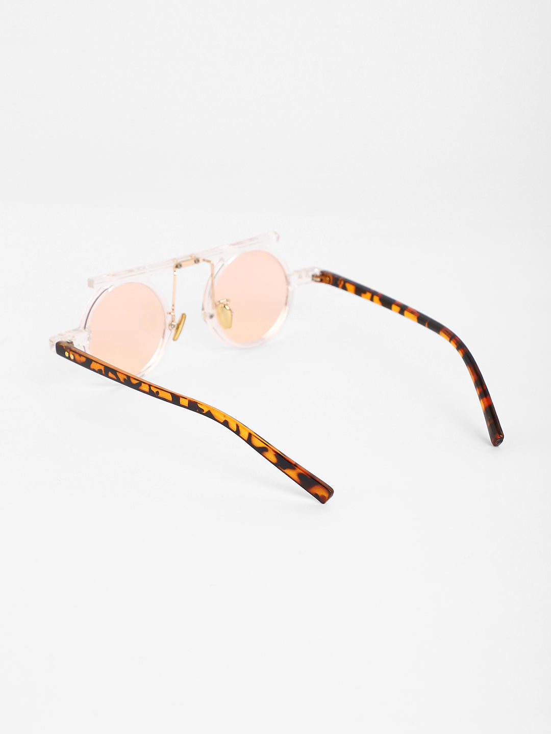 The Cirque Round Sunglasses - Transparent