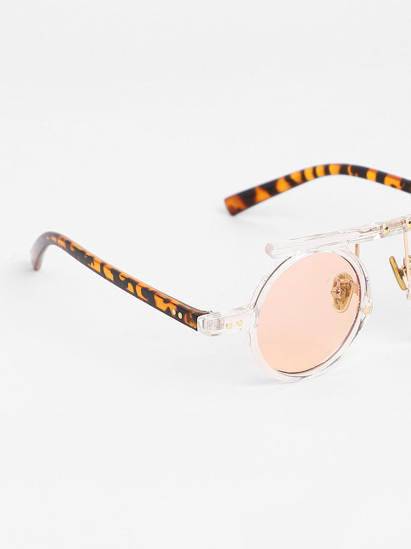 The Cirque Round Sunglasses - Transparent