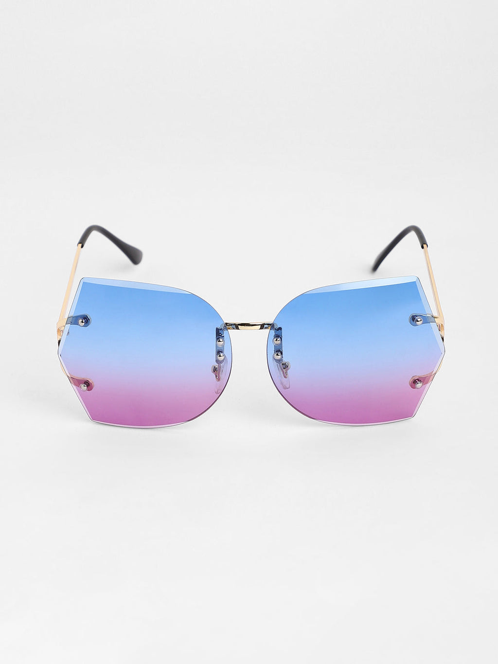 The Rave Butterfly Sunglasses - Prussian Blue