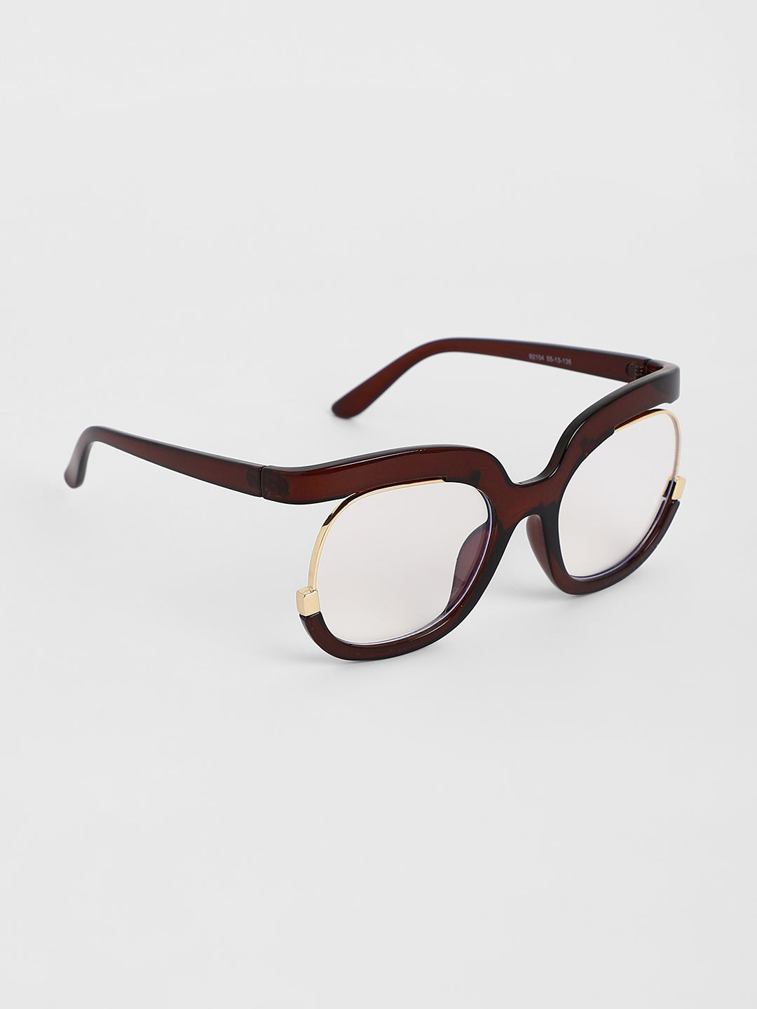 The Hanging Butterfly Sunglasses - Coffee Brown