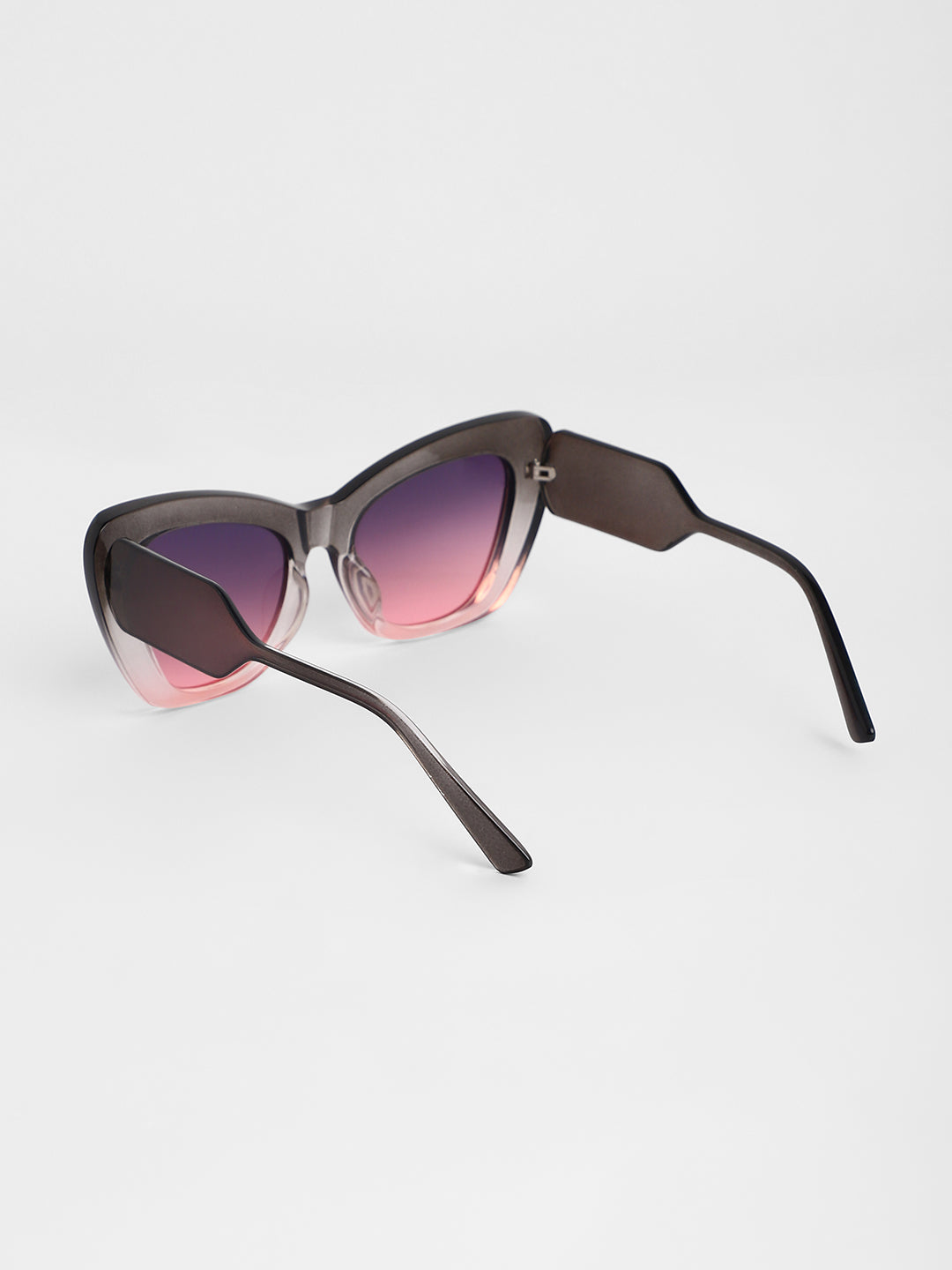 The City Cateye Sunglasses - Charcoal Black