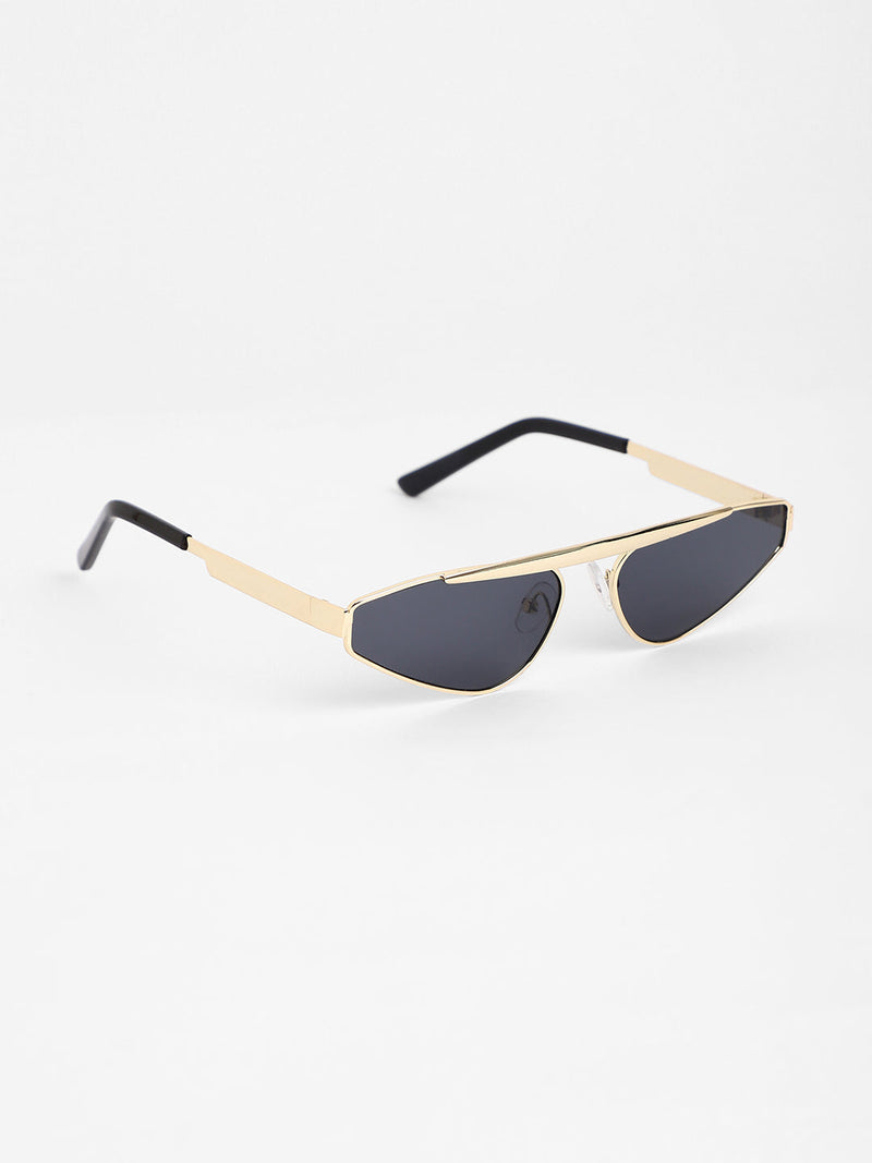 The Swish Cateye Sunglasses - Midnight Black