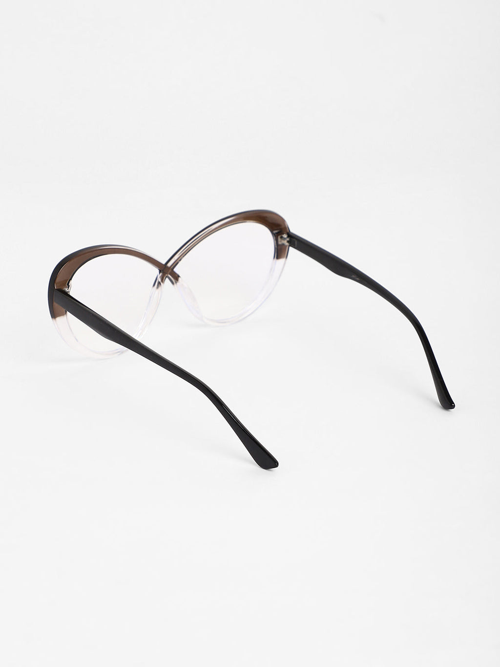 The Ombre Twist Cateye Sunglasses - Midnight Black