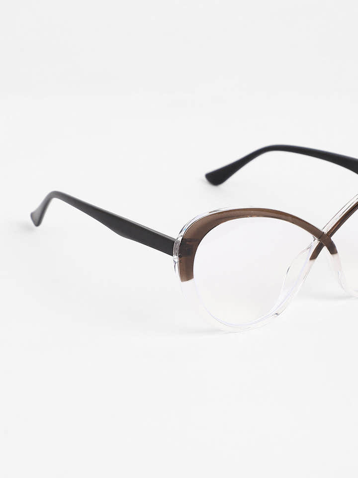 The Ombre Twist Cateye Sunglasses - Midnight Black