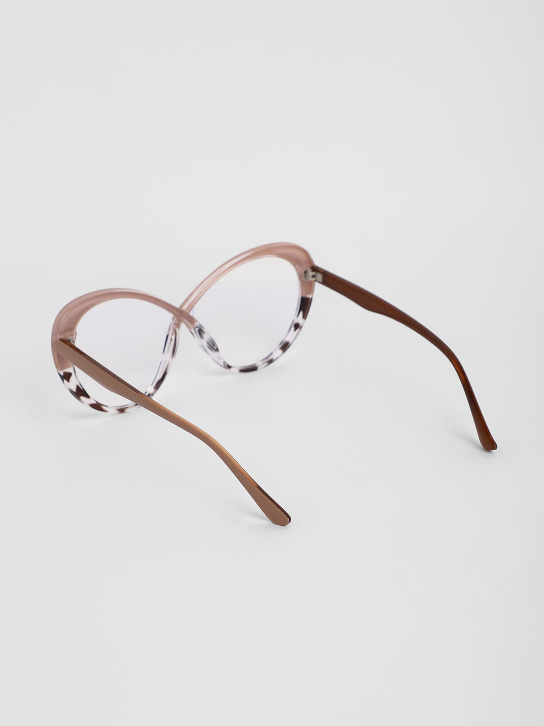 The Ombre Twist Cateye Sunglasses - Buff Beige