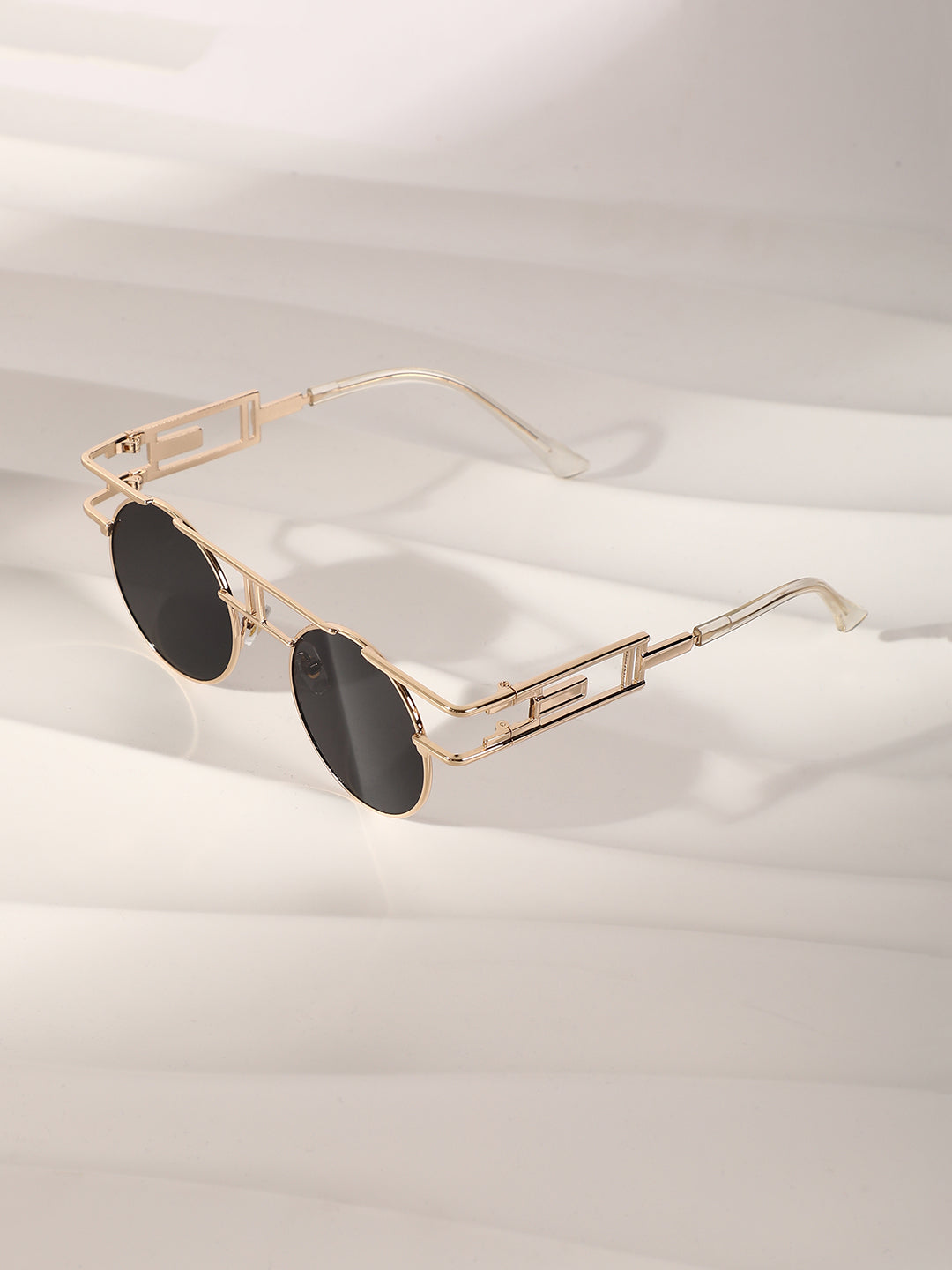 The Indie Round Sunglasses - Midnight Black