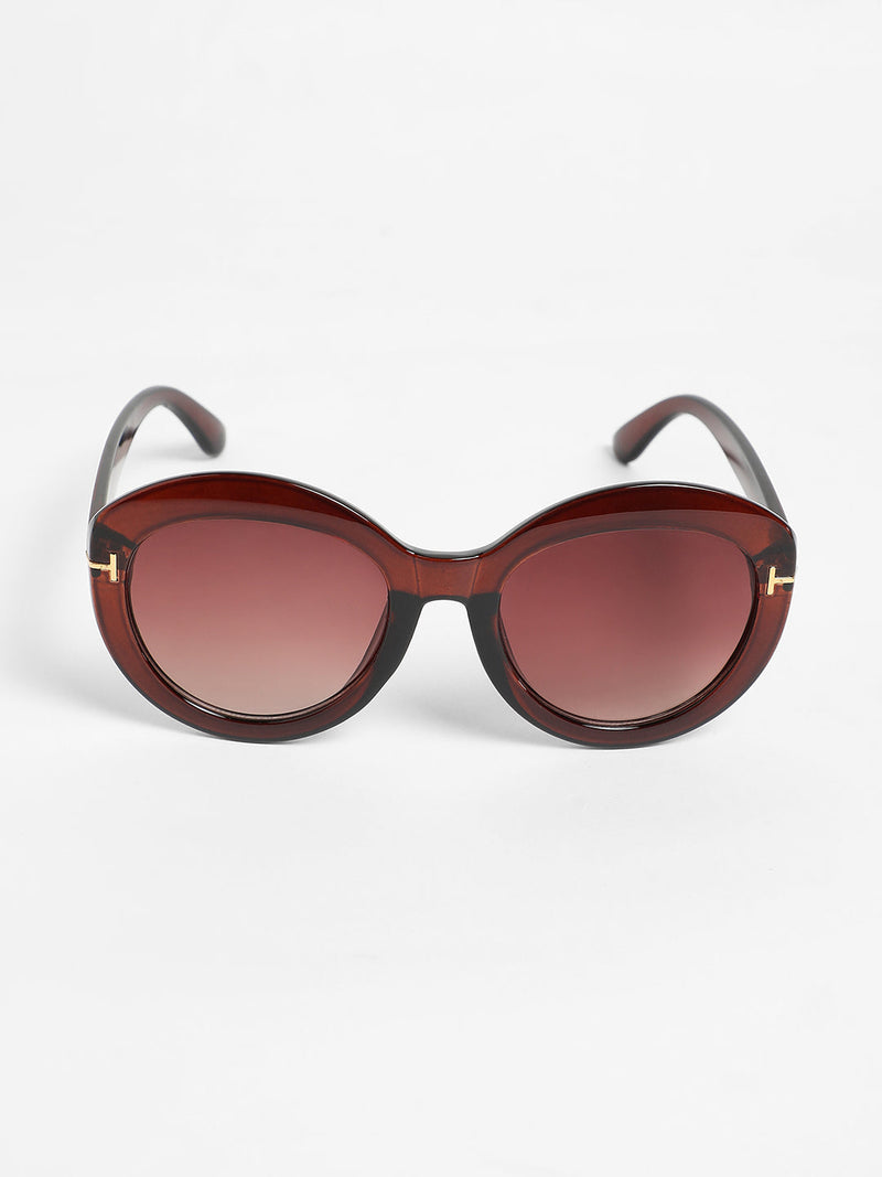 The Orb Cateye Sunglasses - Coffee Brown
