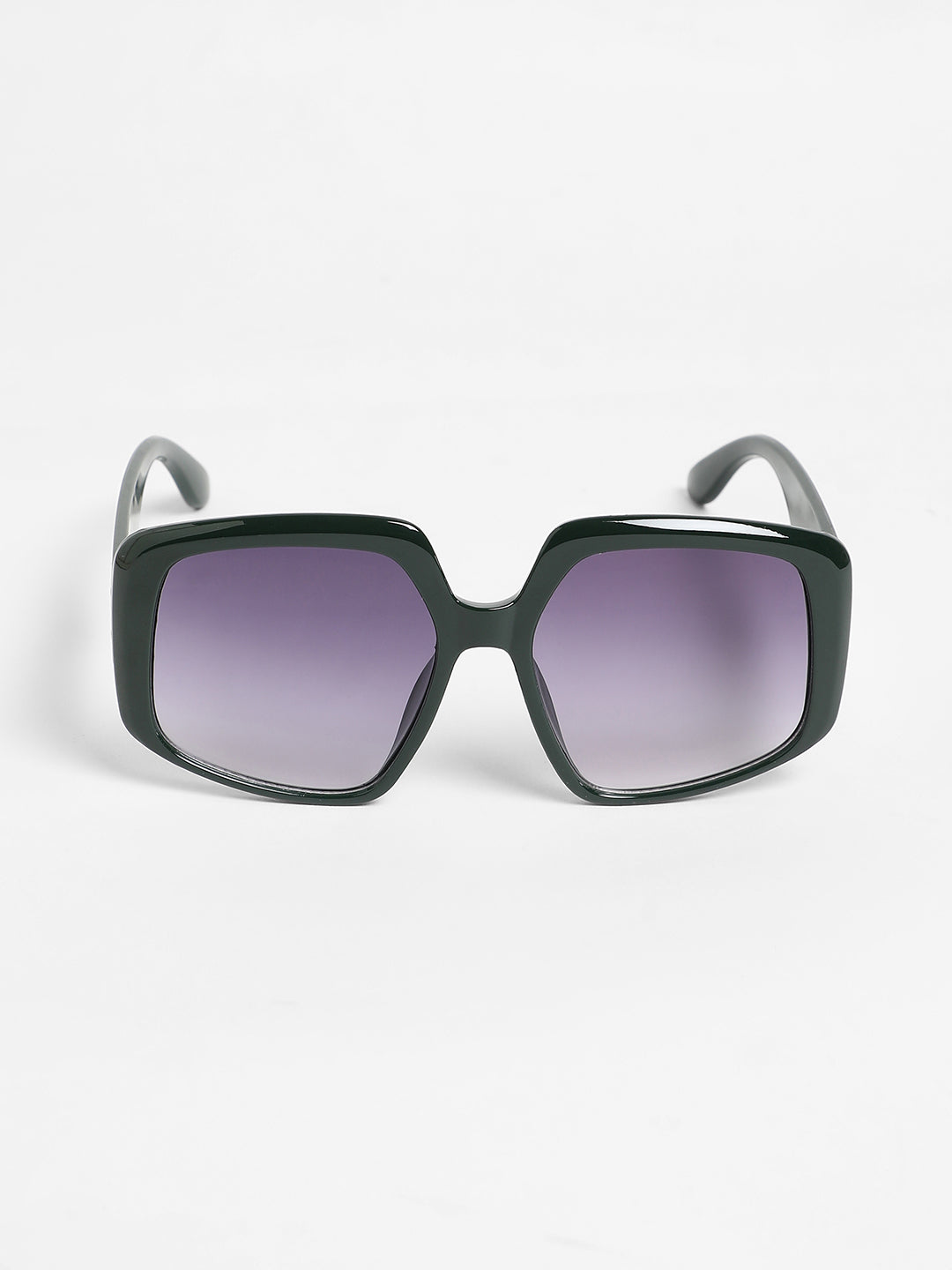 The Bombshell Oversized Sunglasses - Emerald Green