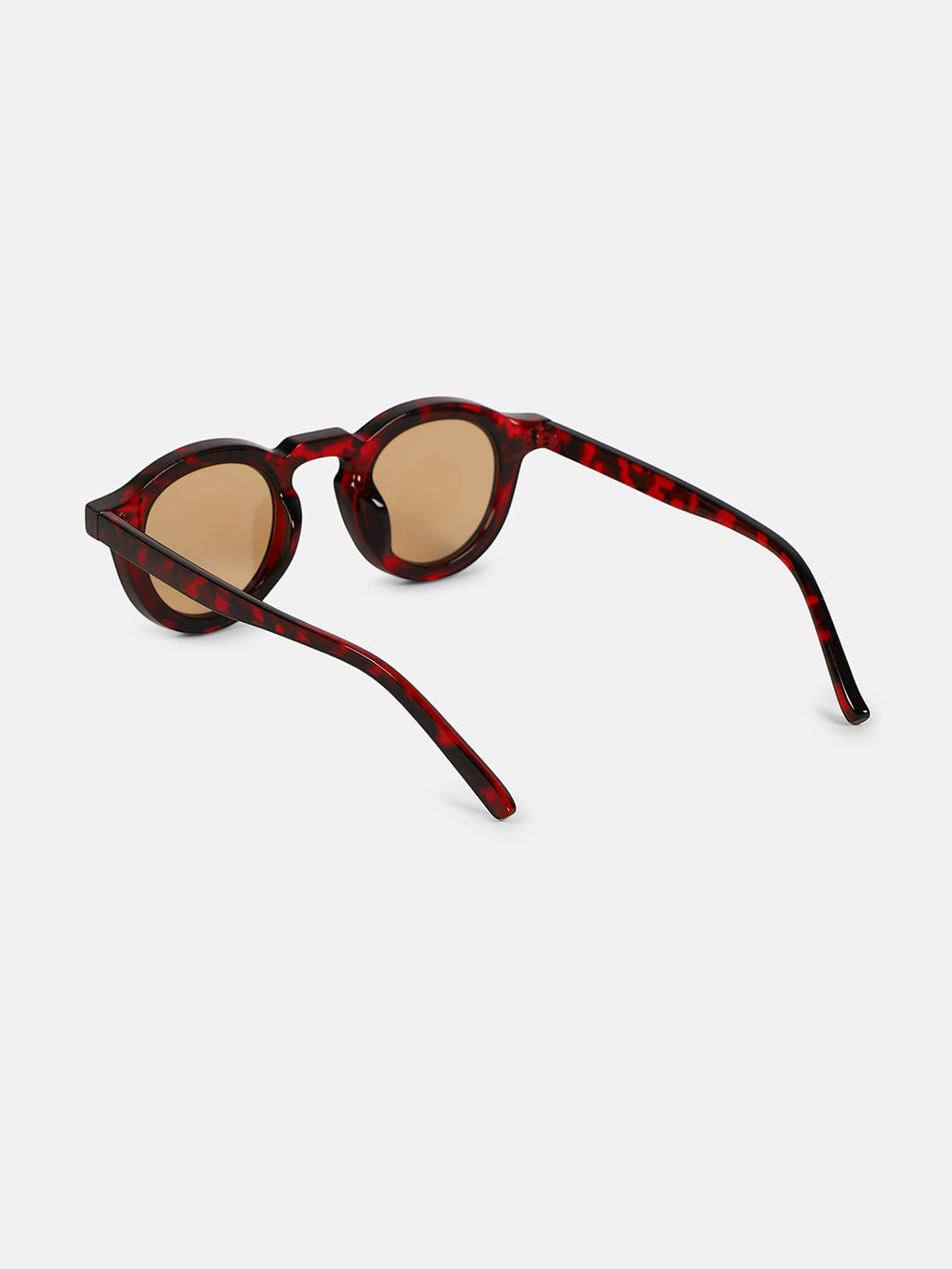 The Atticus Round Sunglass - Coffee Brown