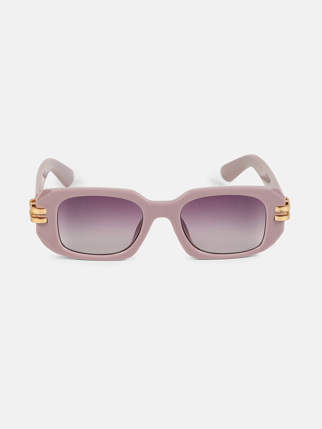 The Gilded Pastel Rectangular Sunglass - Lavender Purple