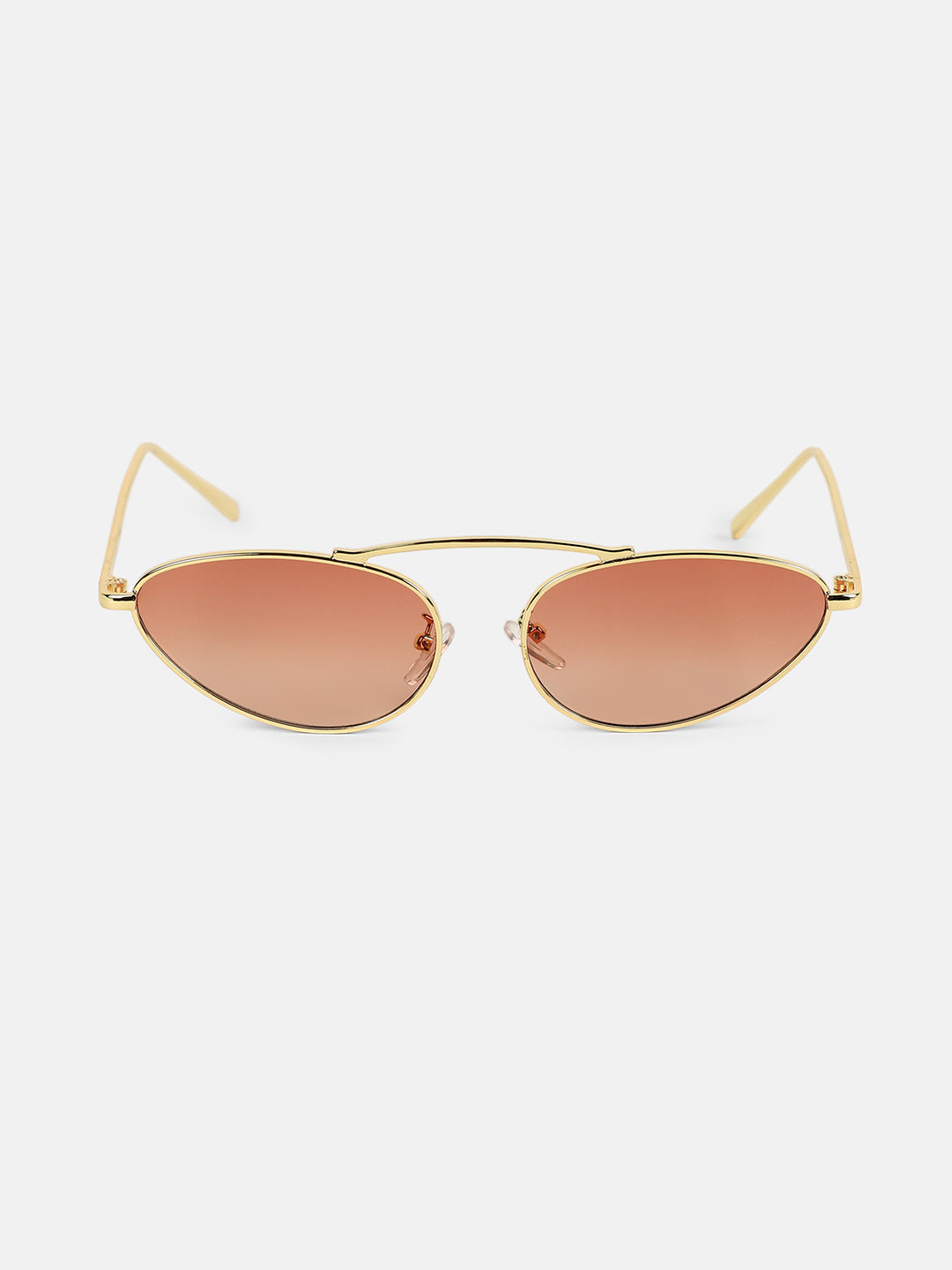 The Retro Malibu Cateye Sunglass - Califonia Gold