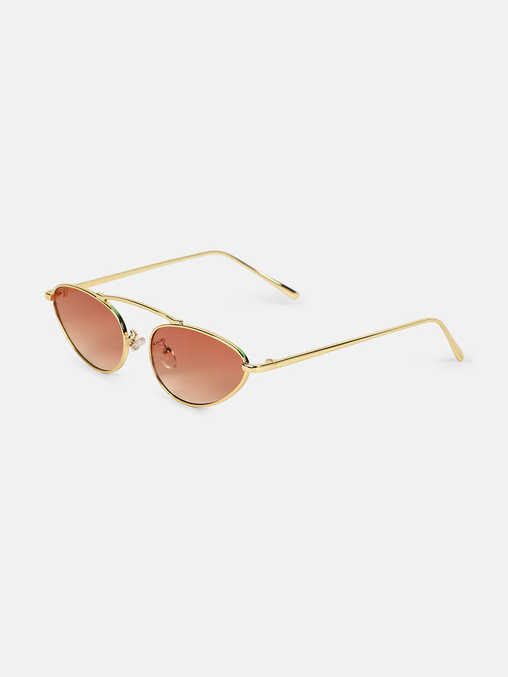 The Retro Malibu Cateye Sunglass - Califonia Gold