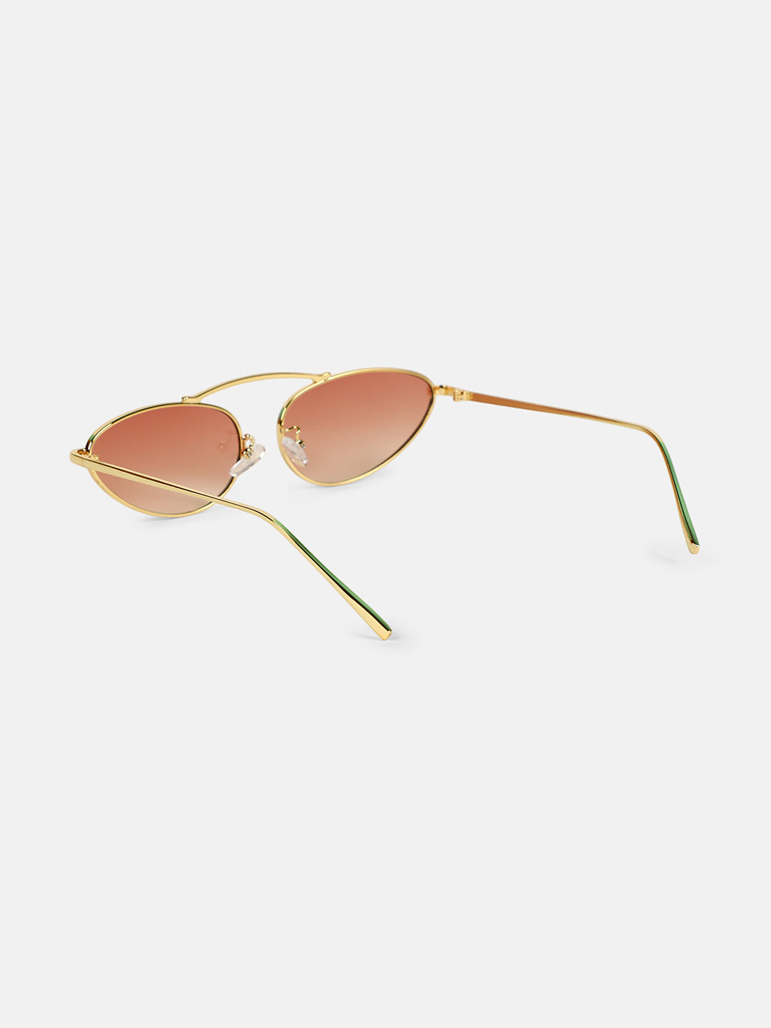 The Retro Malibu Cateye Sunglass - Califonia Gold