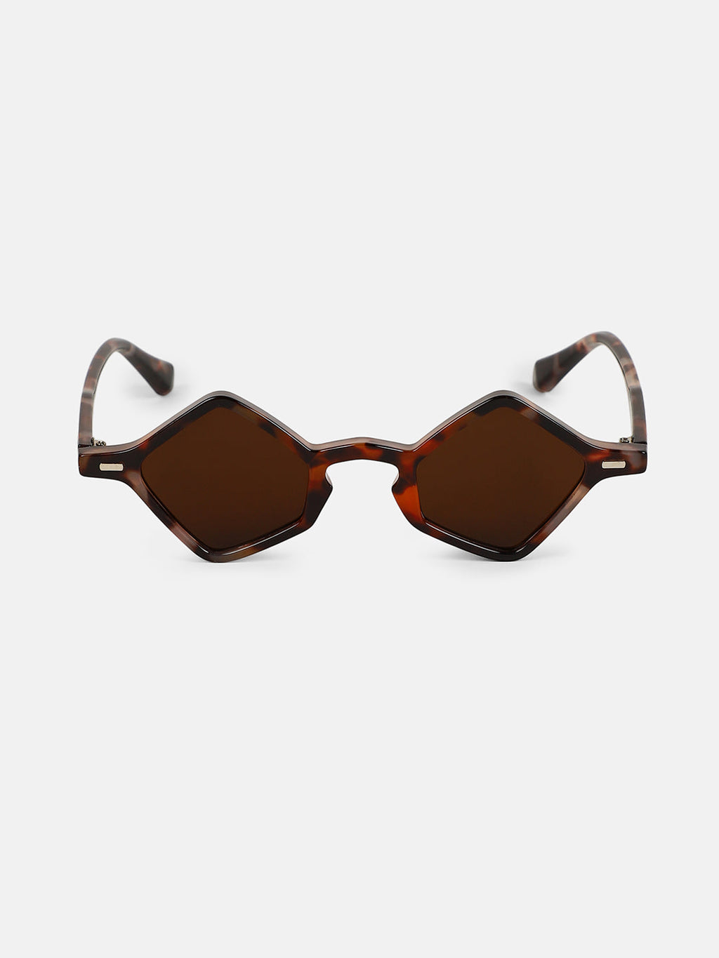 The Circuscore Diamond Sunglass - Coffee Brown