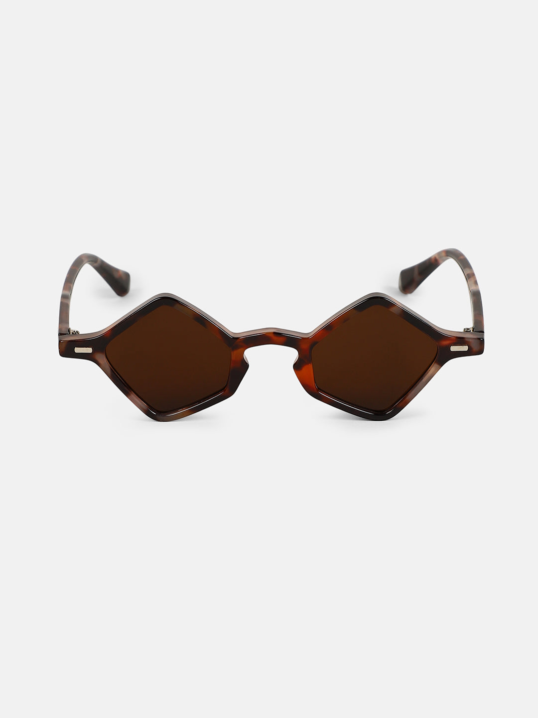 The Circuscore Diamond Sunglass - Coffee Brown