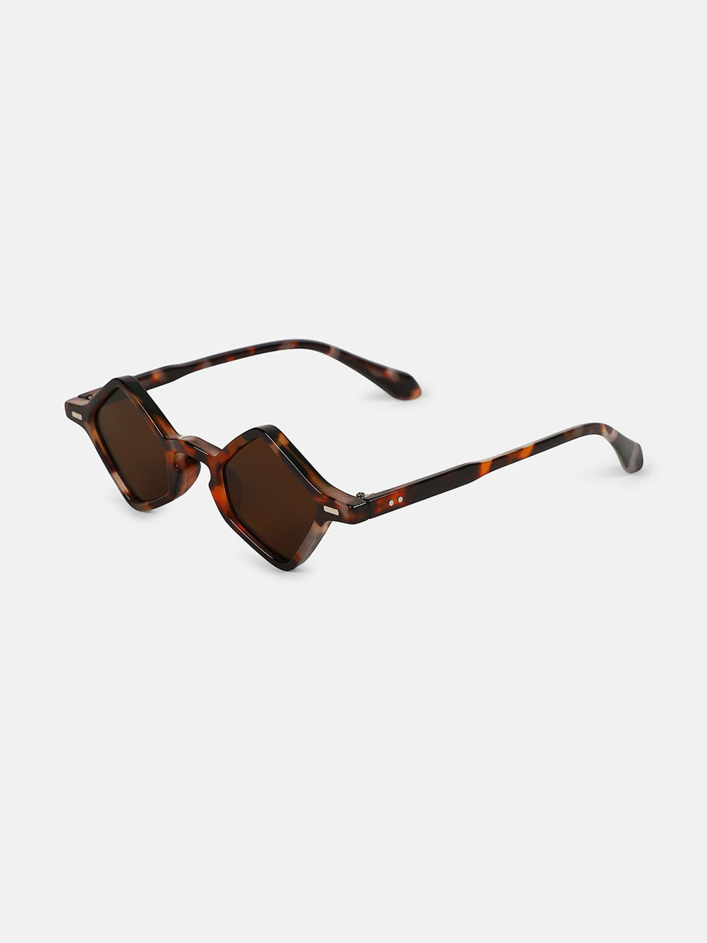 The Circuscore Diamond Sunglass - Coffee Brown