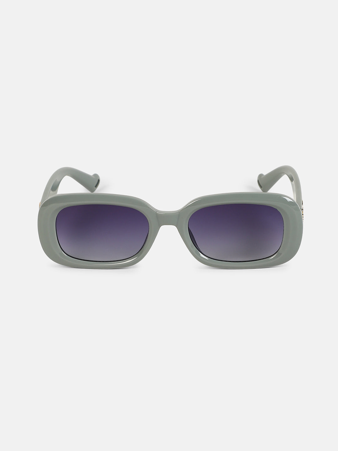 The Retro Cinema Rectangular Sunglass - Coin Grey