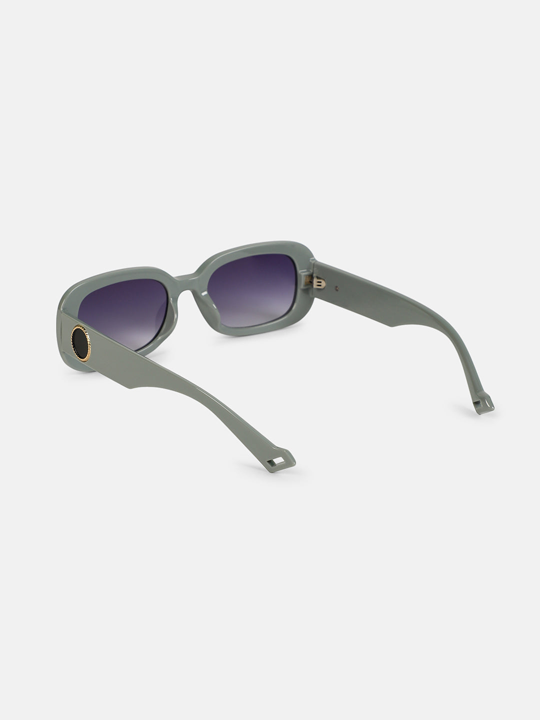 The Retro Cinema Rectangular Sunglass - Coin Grey