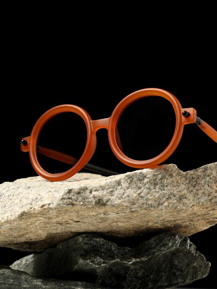 The Corsica Round Sunglass - Sienna Brown