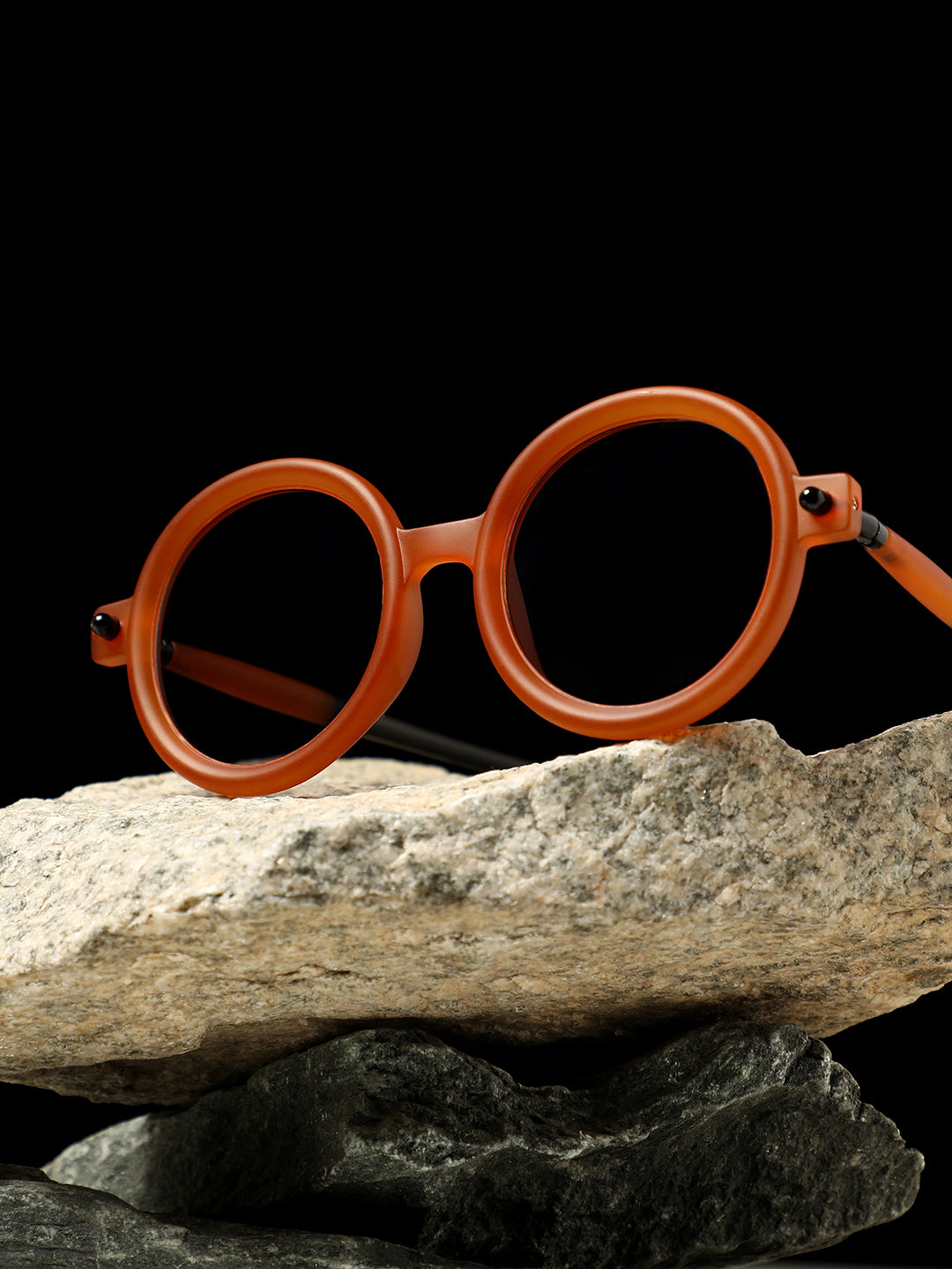 The Corsica Round Sunglass - Sienna Brown