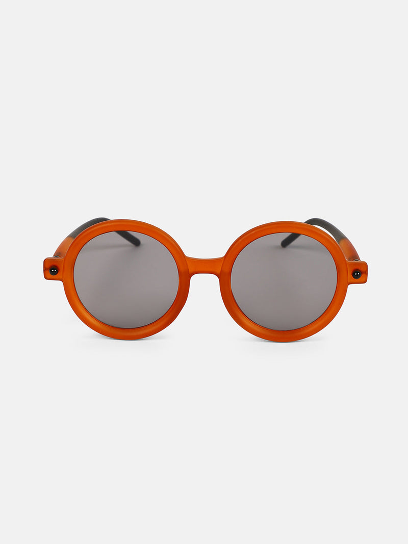 The Corsica Round Sunglass - Sienna Brown