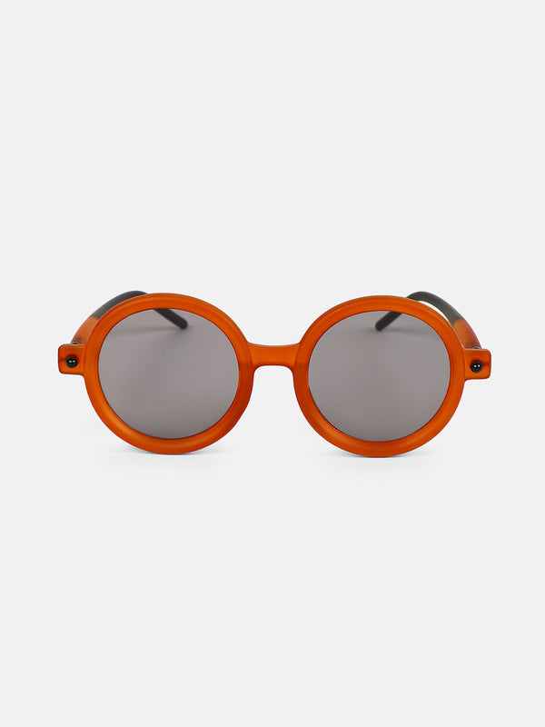 The Corsica Round Sunglass - Sienna Brown