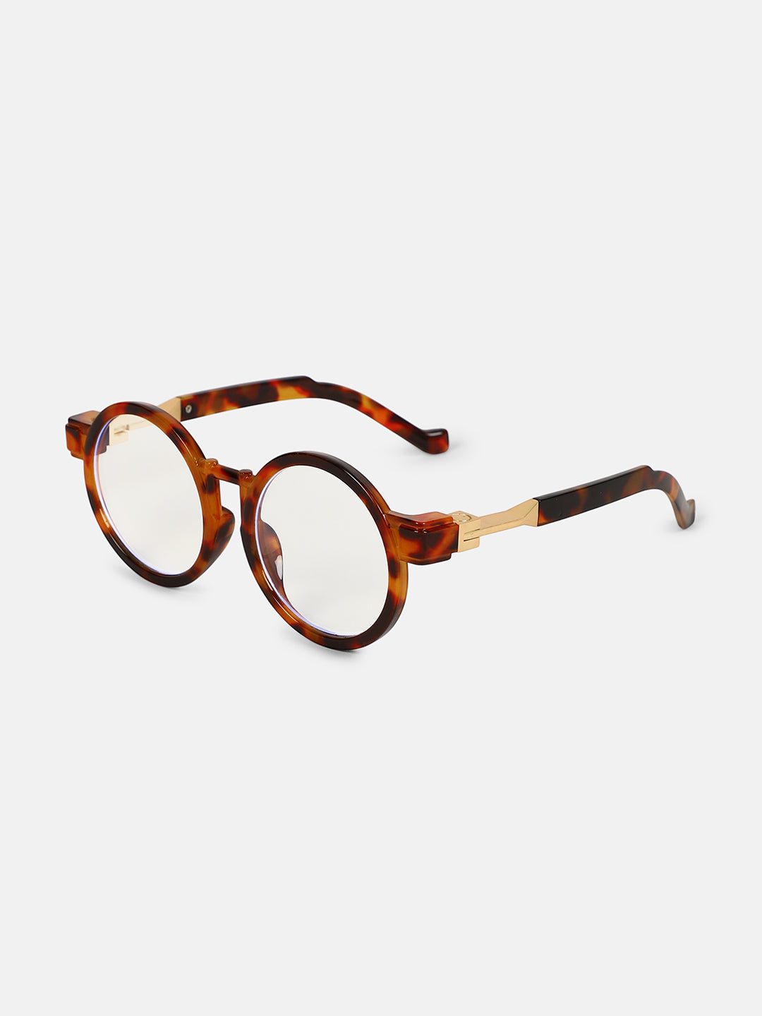 The Chelsea Round Sunglass - Coffee Brown