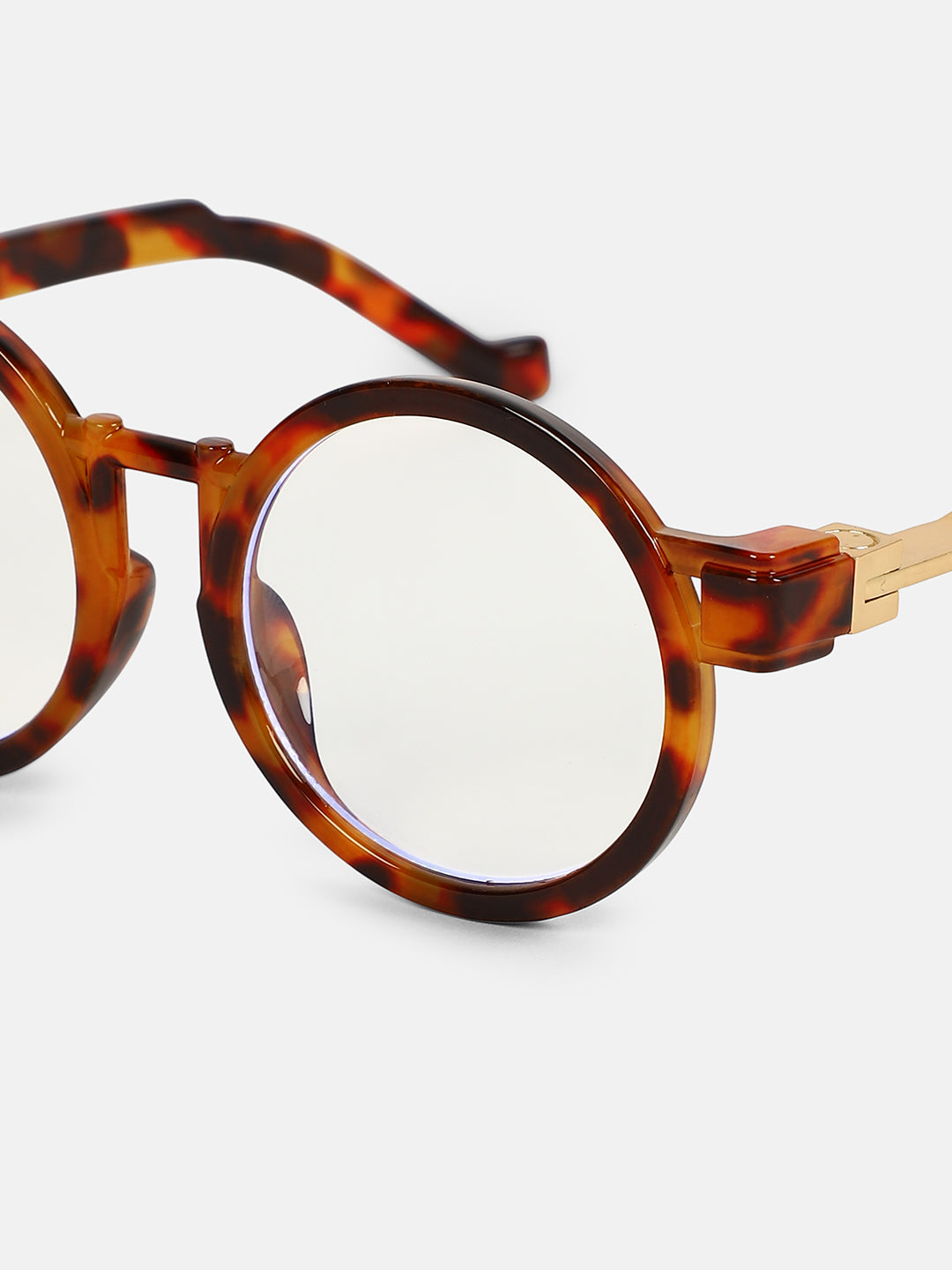 The Chelsea Round Sunglass - Coffee Brown