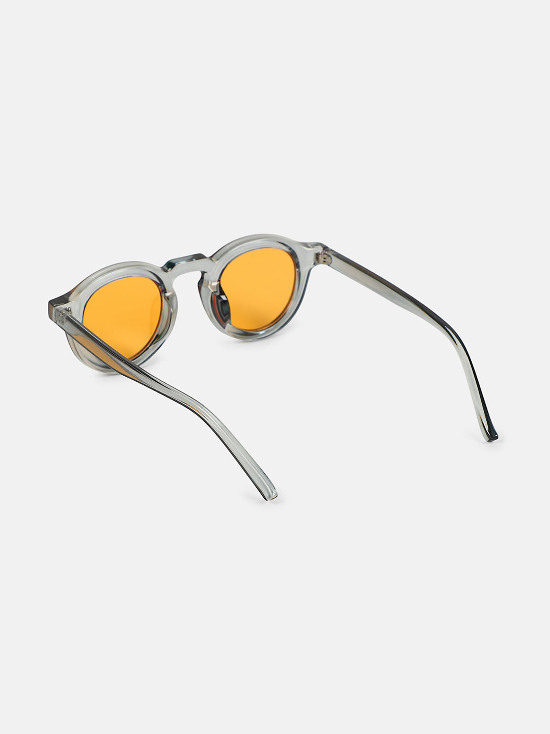 The Atticus Round Sunglass - Charcoal Grey