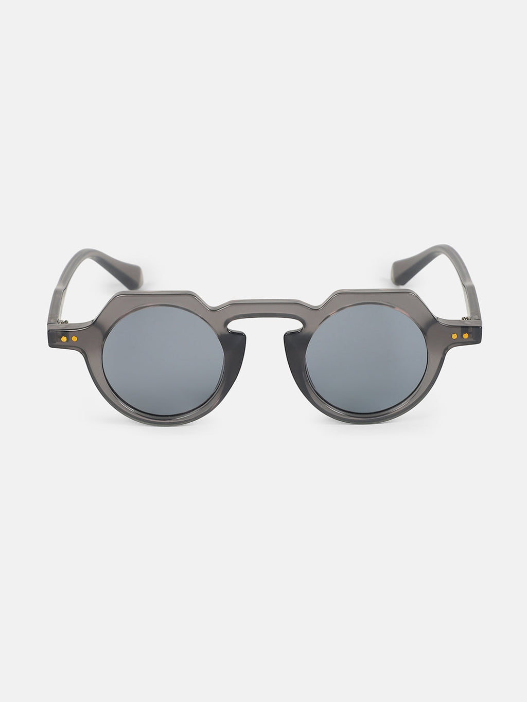 The Berlin Round Sunglass - Charcoal Grey