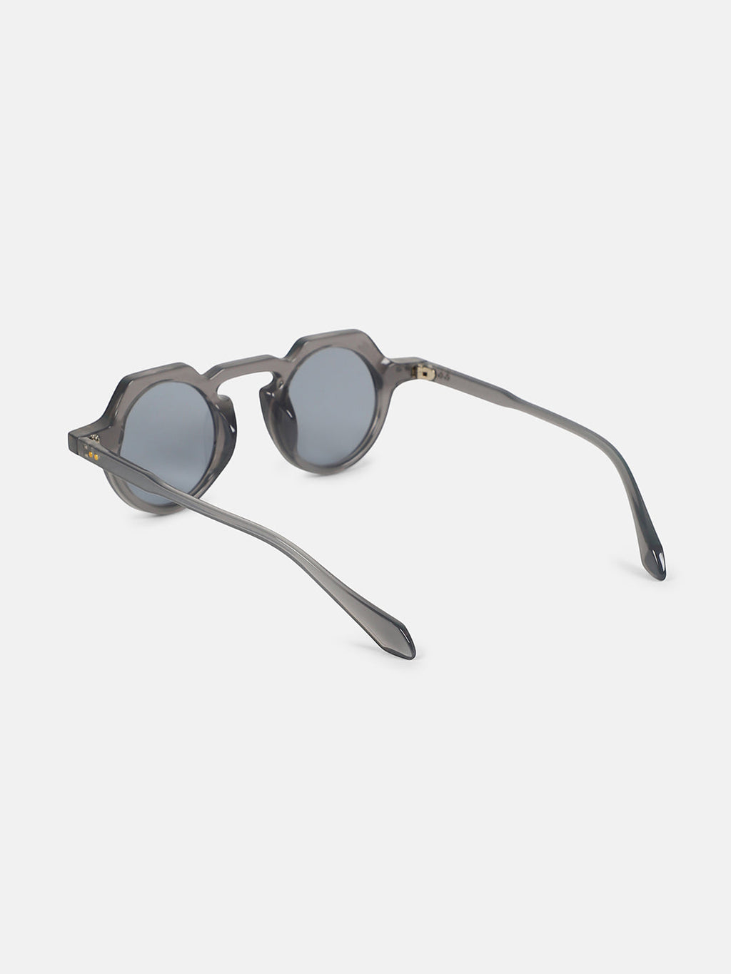The Berlin Round Sunglass - Charcoal Grey