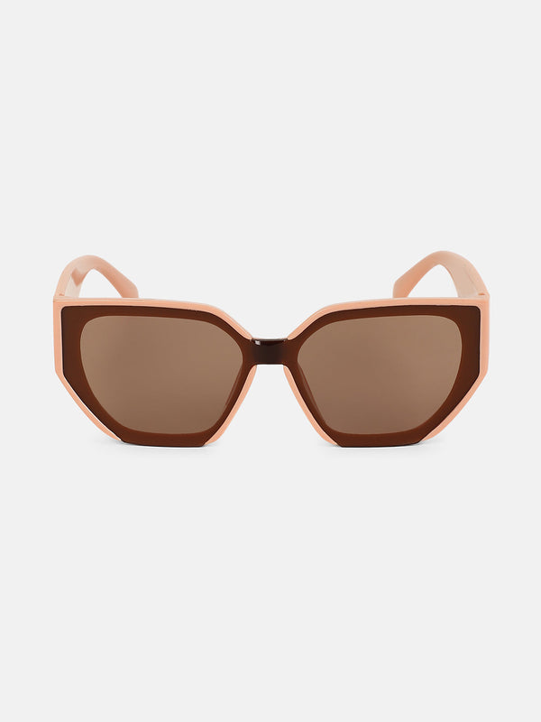 The Avenue Cateye Sunglass - Nude Pink