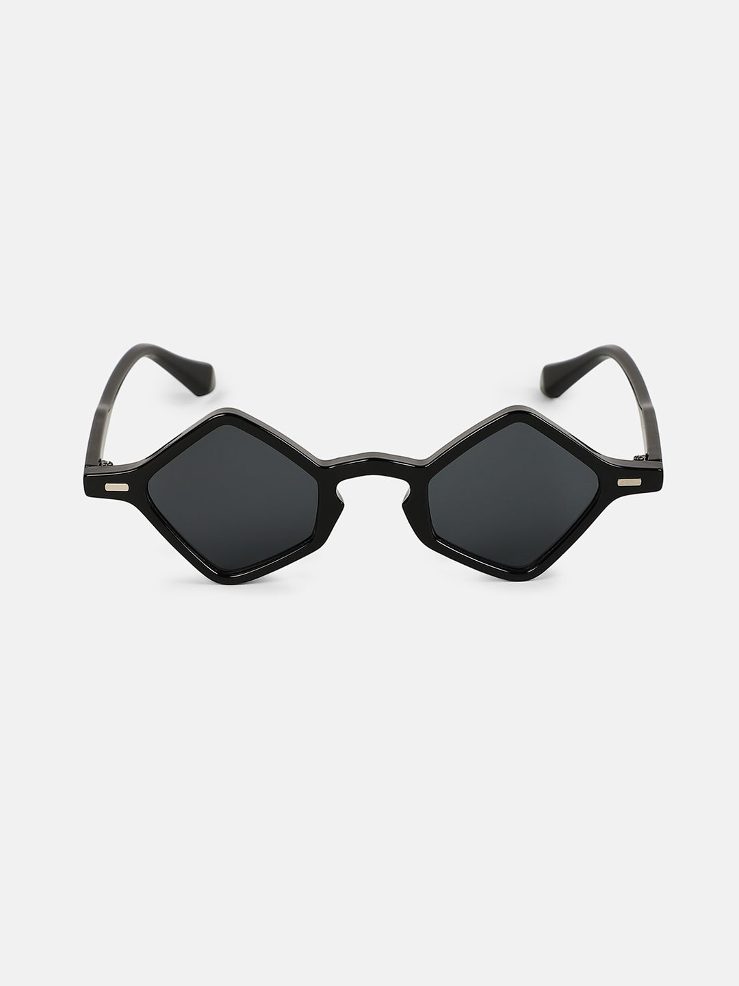 The Circuscore Diamond Sunglass - Midnight Black