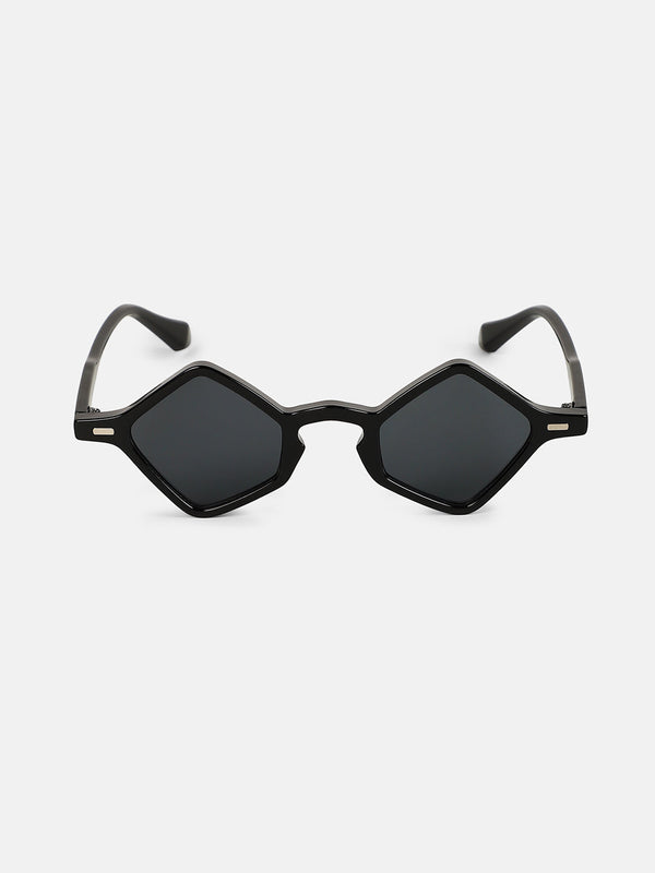 The Circuscore Diamond Sunglass - Midnight Black