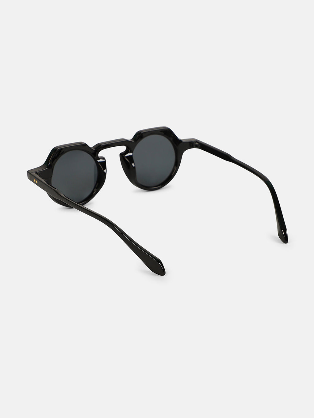 The Berlin Round Sunglass - Onyx Black
