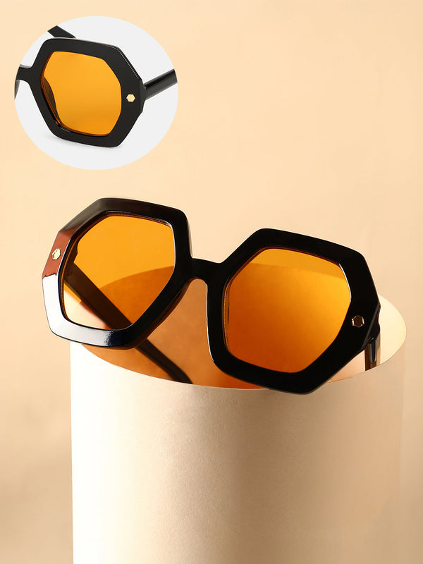 The Madame Oversized Sunglass - Onyx Black