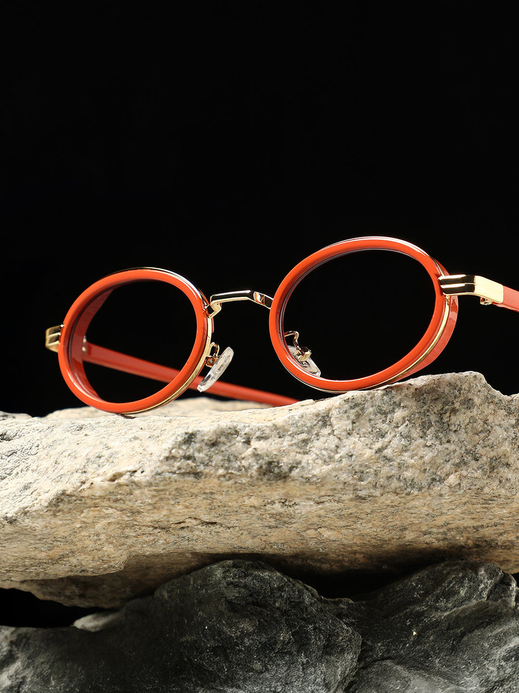 The Malibu Block Oval Sunglass - Sienna Brown