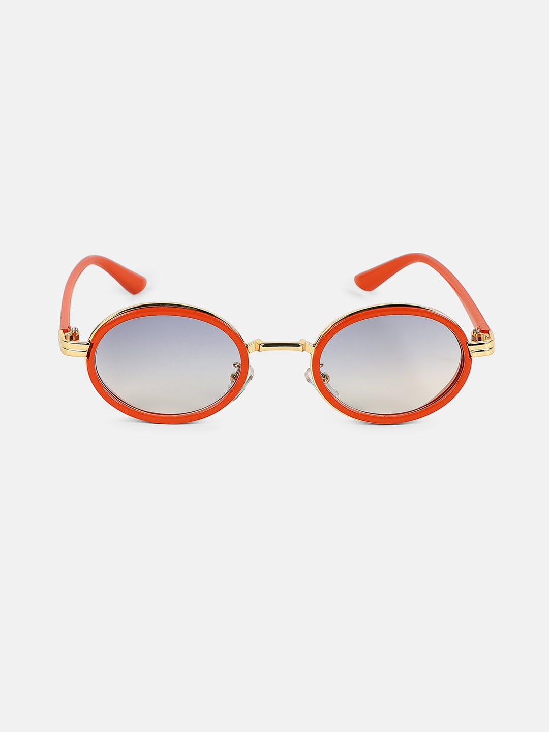 The Malibu Block Oval Sunglass - Sienna Brown