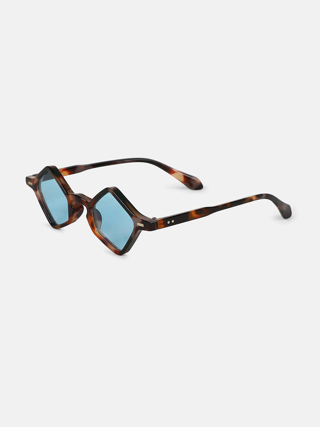 The Circuscore Diamond Sunglass - Indigo Blue