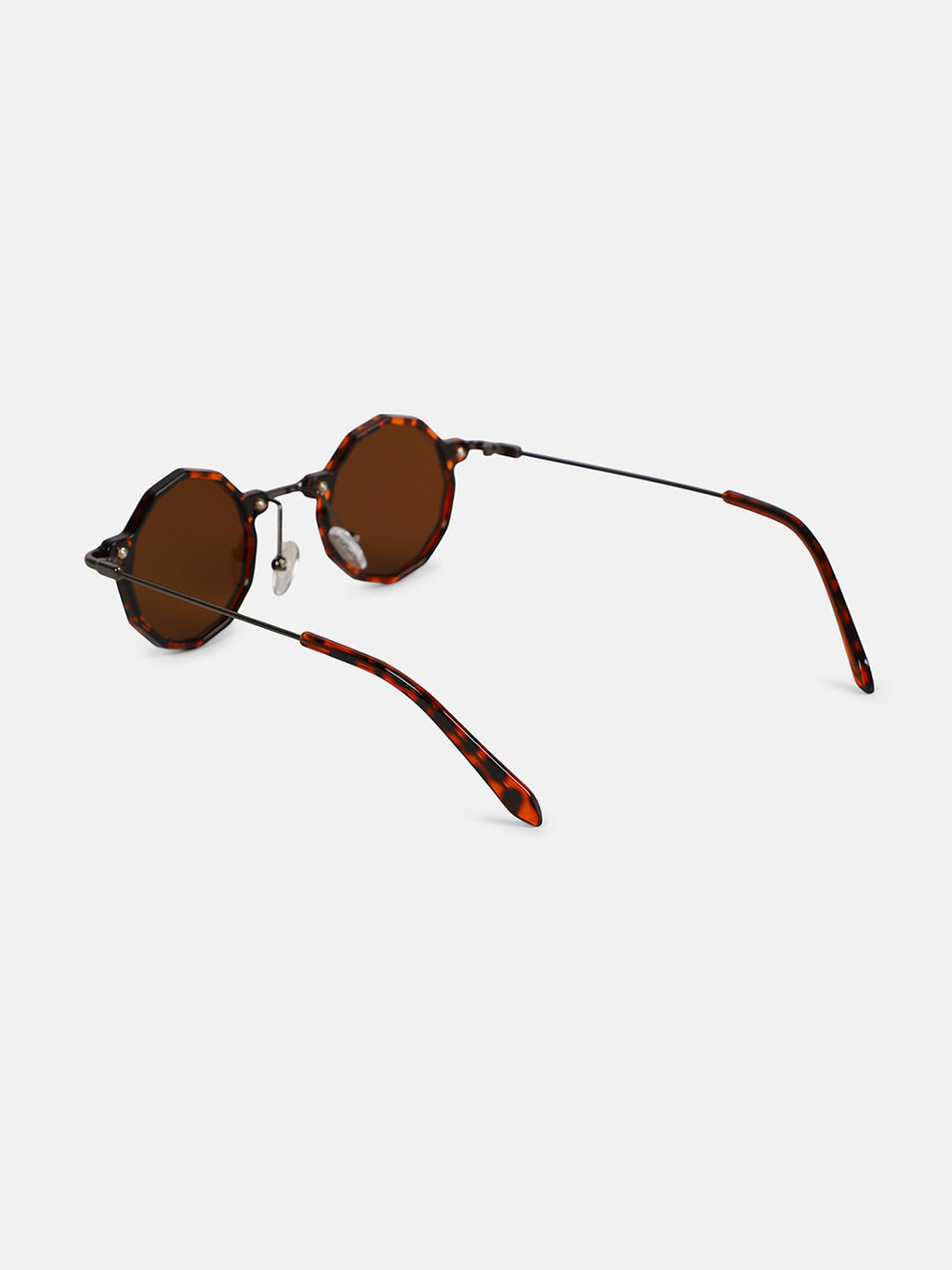 The Tortoiseshell Circuscore Geometric Sunglass - Coffee Brown
